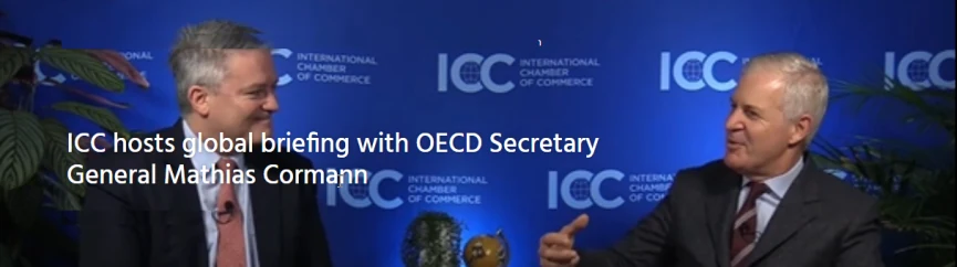 ICC hosts global briefing with OECD Secretary General Mathias Cormann