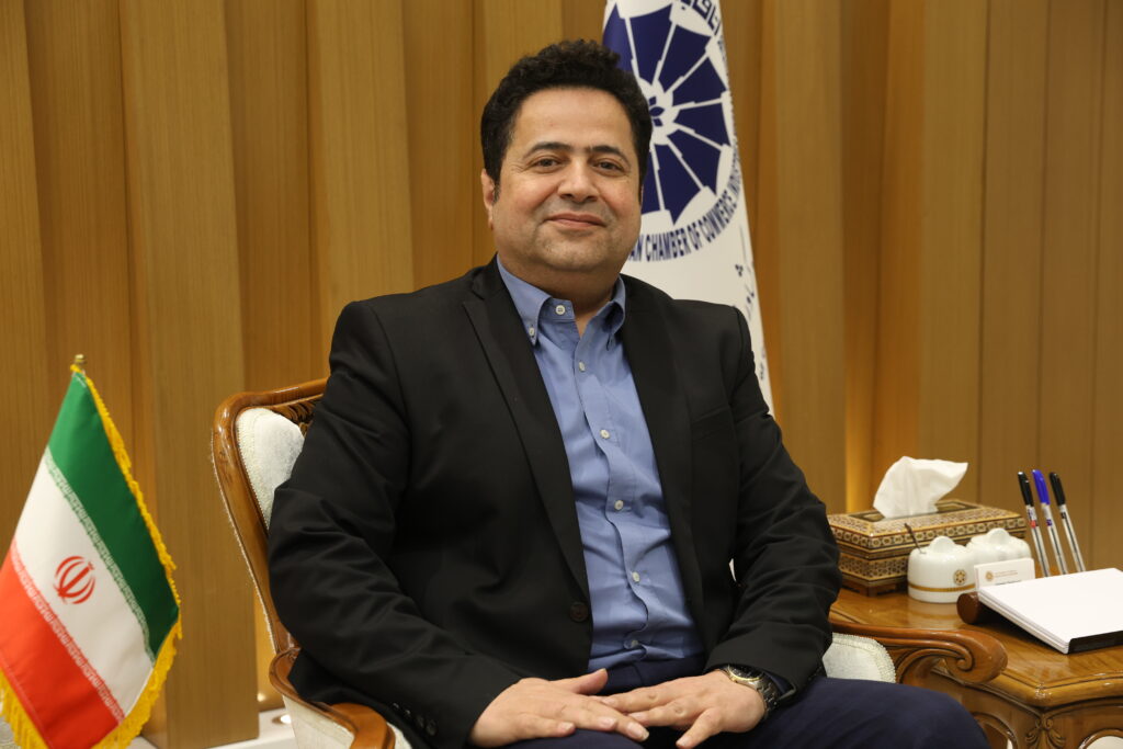 پیام تبریک جناب آقای دکتر خزاعی،دبیرکل کمیته ایرانی اتاق بازرگانی بین المللی به جناب آقای پیرموذن،نایب رئیس محترم اتاق بازرگانی،صنایع،معادن و کشاورزی ایران