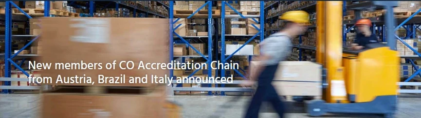 New members of CO Accreditation Chain from Austria, Brazil and Italy announced